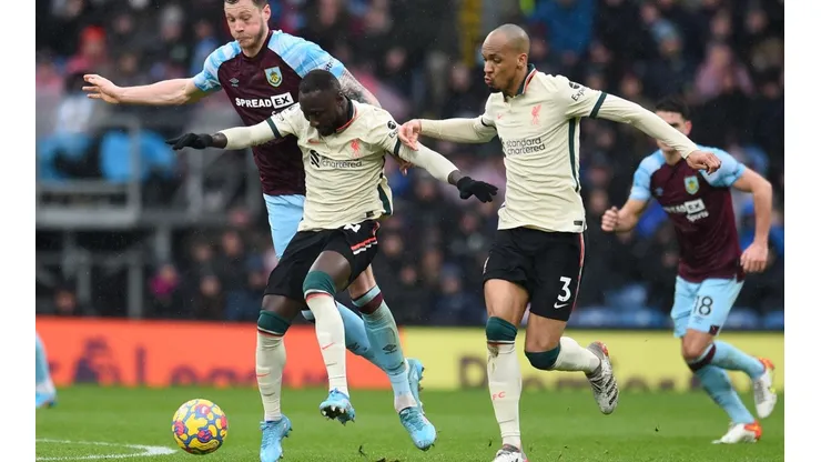 Fabinho logró marcar el único gol del encuentro ante Burnley.