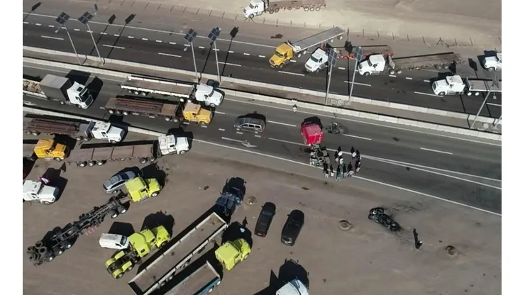 Bloqueo de acceso a Antofagasta