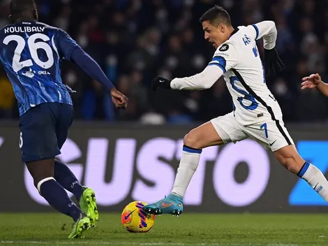 El Inter iguala ante Napoli con los chilenos en cancha