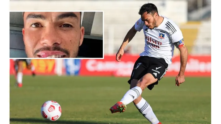 El capitán albo terminó en el dentista tras un choque en entrenamiento.