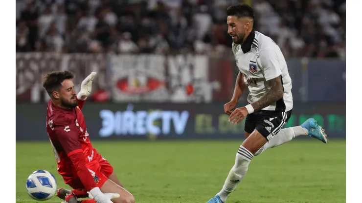 Juan Martín Lucero puso el 2-0 decisivo de Colo Colo ante Everton.