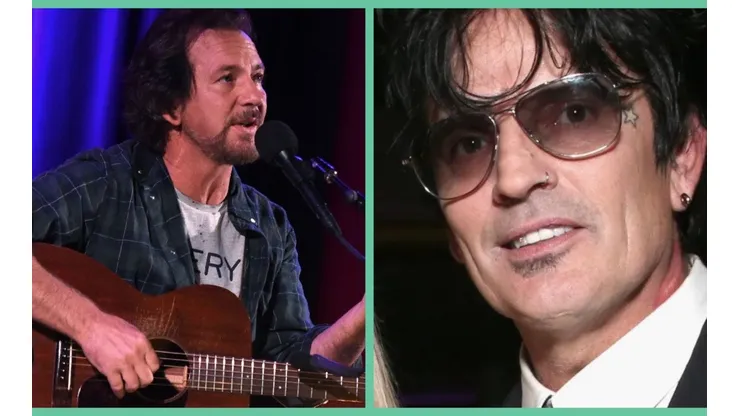Eddie Vedder de Pearl Jam y Tommy Lee de Mötley Crüe.