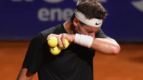 Delpo no pudo contener las lágrimas en su tierra natal.