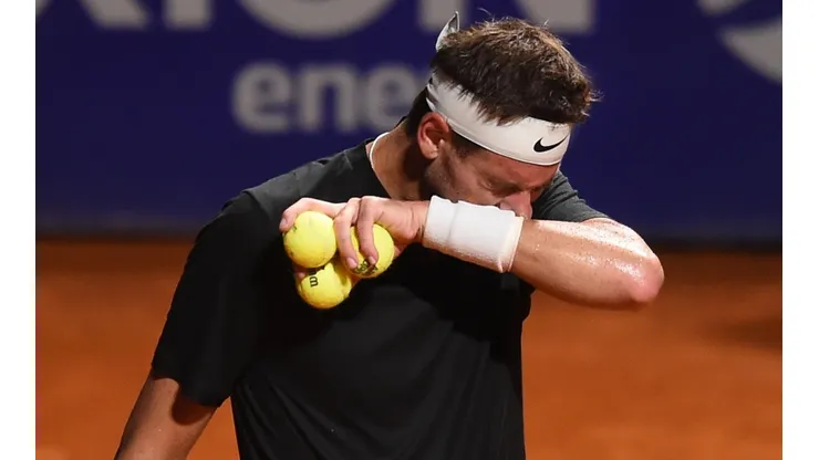 Delpo no pudo contener las lágrimas en su tierra natal.