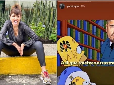 Yamila Reina defiende al Mono Sánchez y se burla de los hinchas de Unión