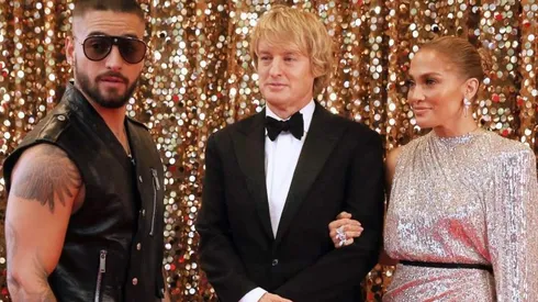 Jennifer López, Maluma y Owen Wilson