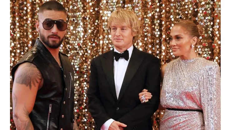 Jennifer López, Maluma y Owen Wilson
