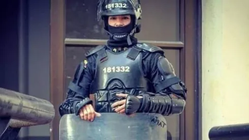 Katherine Tapia participó por seis años en la policía en Colombia