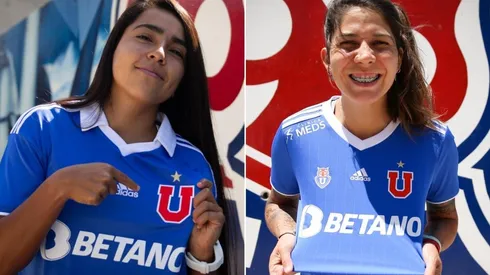Verónica Riquelme nuevo refuerzo y Carla Guerrero con la nueva camiseta de Las Leonas.
