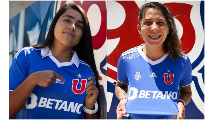 Verónica Riquelme nuevo refuerzo y Carla Guerrero con la nueva camiseta de Las Leonas.