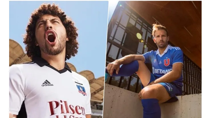 Colo Colo y Universidad de Chile presentaron sus nuevas indumentarias para la temporada 2022
