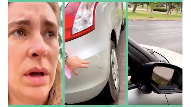 Patricia López y los daños provocados por el conductor que la hostigaba en la carretera.