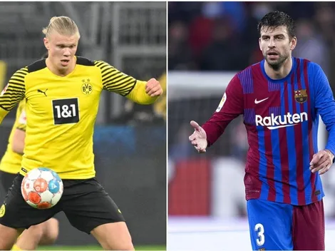Piqué se las da de mentor y aconseja a Haaland no ir al Madrid