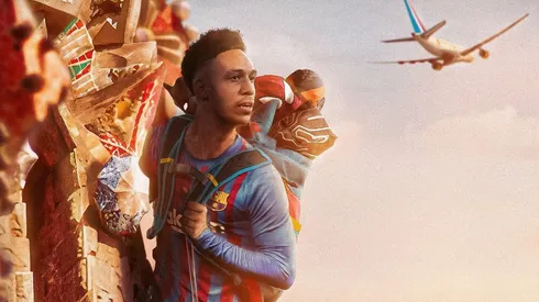 Aubameyang fue oficializado como el nuevo delantero del Barca