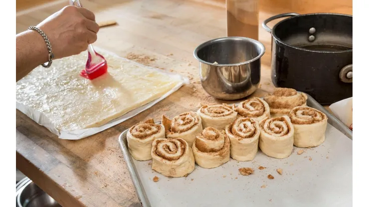 Rollos de canela veganos