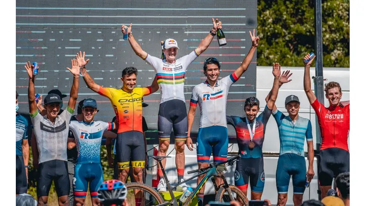 Martín Vidaurre tuvo un inicio prometedor de 2022 con la Copa Chile XCO en Valdivia.