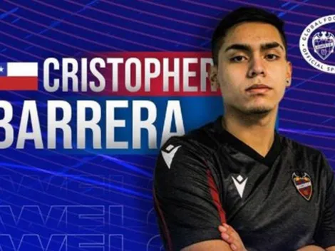 Chileno-noruego Chris Barrera jugó sus primeros minutos en Levante