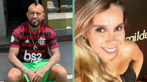 Arturo Vidal y Cecilia Gutiérrez.