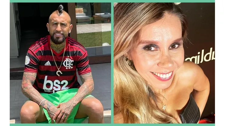 Arturo Vidal y Cecilia Gutiérrez.