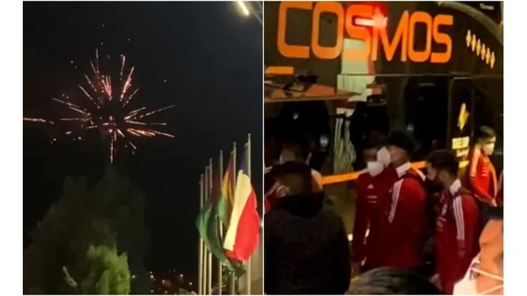 Chile es recibido con fuegos artificiales, pero no precisamente para alentar.
