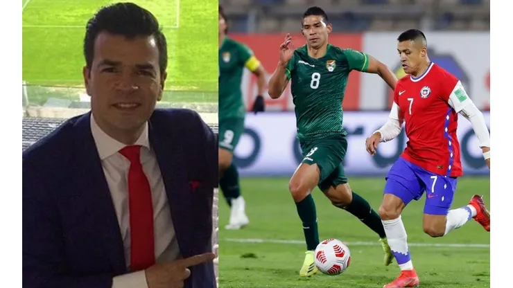 Chamagol se inclina por el remate desde fuera del área para que Chile gane en La Paz.