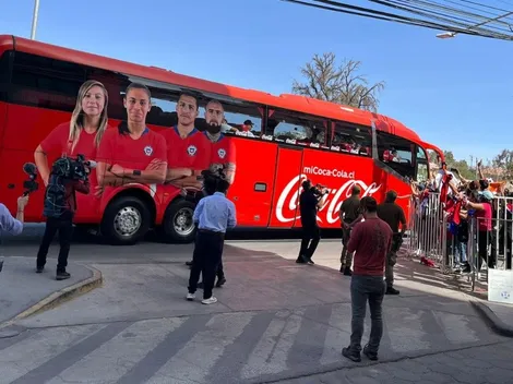 Lasarte se emociona en la despedida de la Roja de Calama
