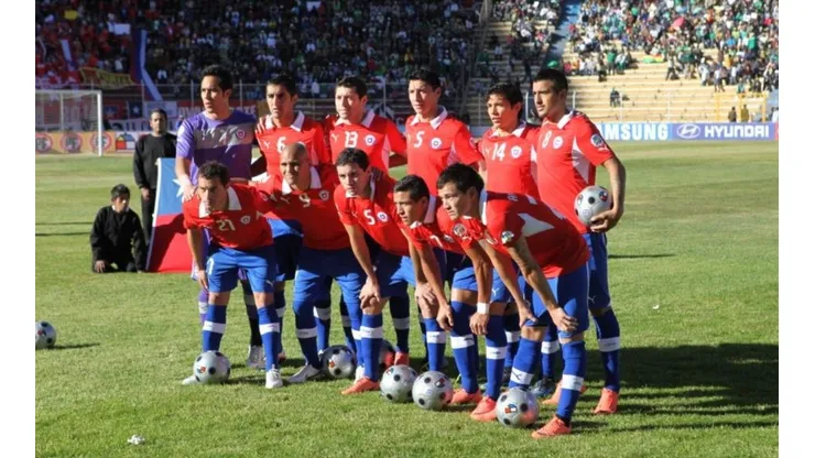 El equipo titular de Chile en 2012
