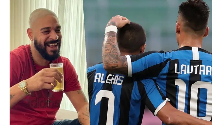 Adriano está con toda la fe en Alexis Sánchez y Lautaro Martínez para el derby entre Inter y Milan