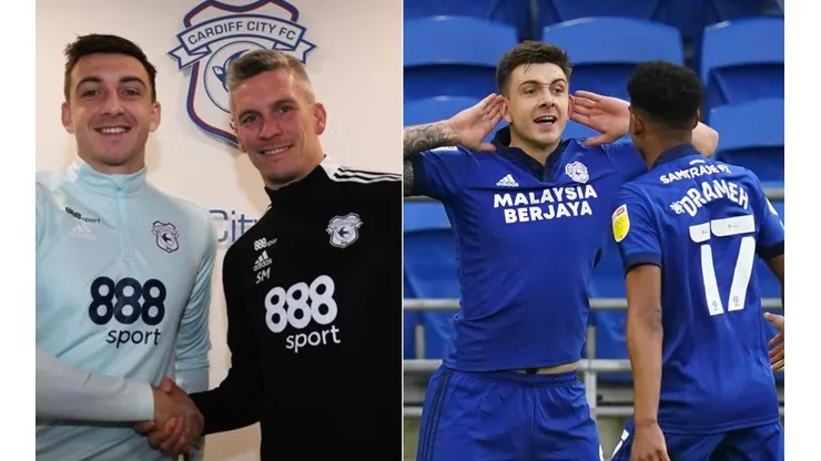 Jordan Hugill marcó en la victoria del Cardiff en la Championship