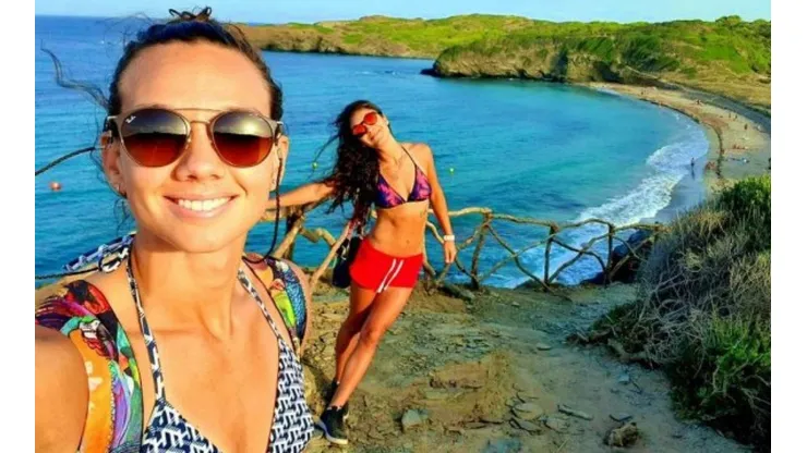 Christiane Endler y su flamante esposa, Sofía Orozco, con la que pretende hacer "crecer la familia"