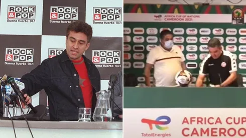 Un vendedor dejó la grande en la rueda de prensa de la AFCON.