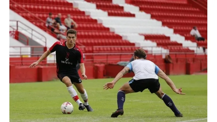 El jugador chileno llegó esta temporada al fútbol argentino