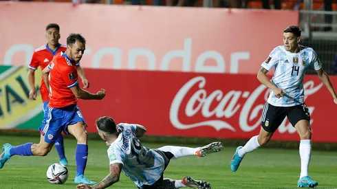 Gabriel Suazo tuvo un buen cometido en el segundo tiempo ante Argentina