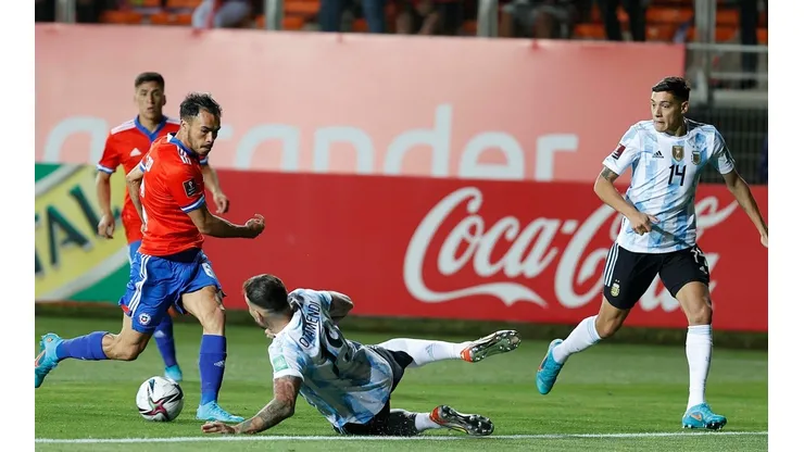 Gabriel Suazo tuvo un buen cometido en el segundo tiempo ante Argentina