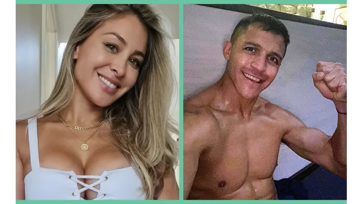 Sabrina Sosa y Aléxis Sánchez.