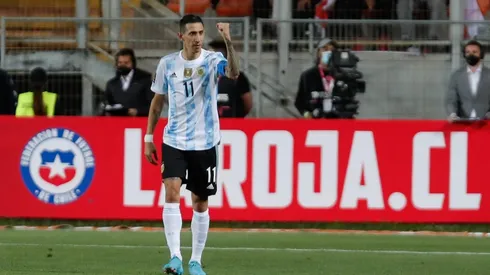 Di María marcó el gol del 0-1 para Argentina contra Chile en Calama.