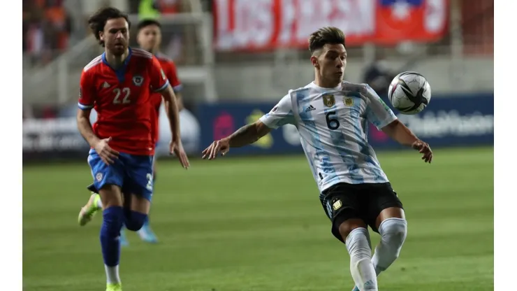 La amargura de Ben Brereton tras la derrota contra Argentina pese a un nuevo gol por Chile.