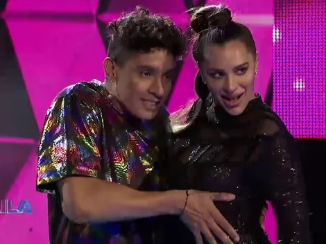 Gianella Marengo sufre descoordinación con Darwin en Aquí se Baila