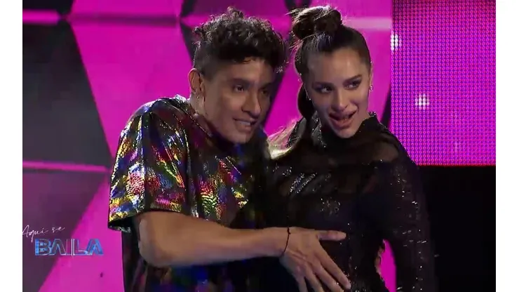 Gianella Marengo y Darwin Ruz en Aquí se Baila.