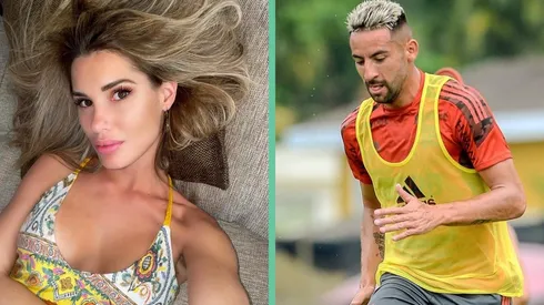 Gala Caldirola y Mauricio Isla.