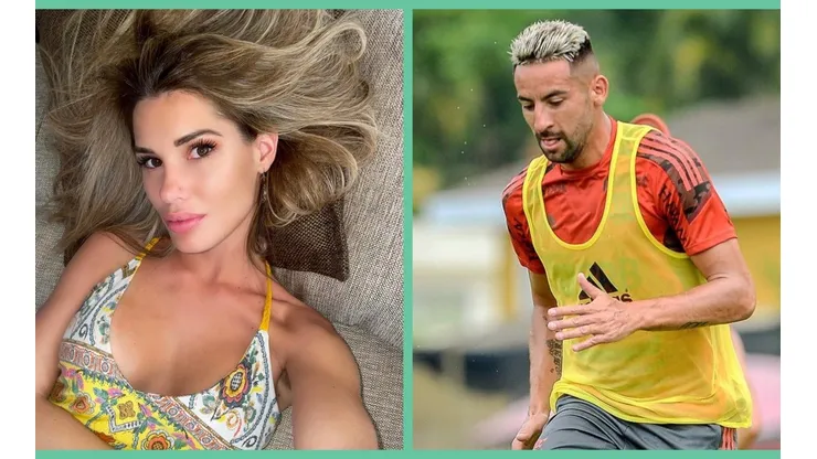 Gala Caldirola y Mauricio Isla.