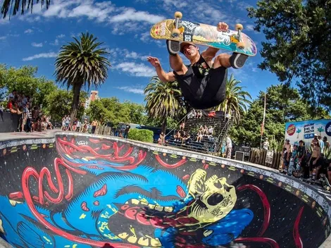 Skater chileno la quiere romper en campeonato en Argentina