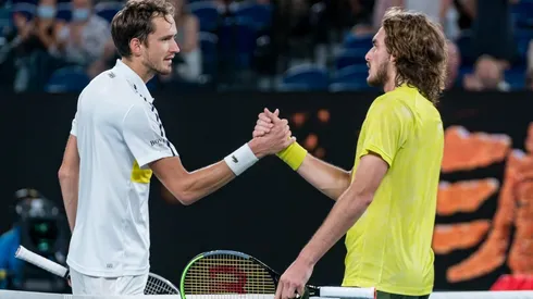 Daniil Medvedev y Stéfanos Tsitsipás se han enfrentado en ocho ocasiones a nivel ATP.