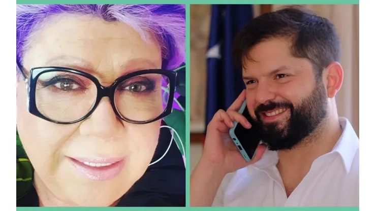 Patricia Maldonado y Gabriel Boric.