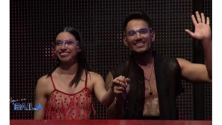 Iván Cabrera y su pareja Fran Zepeda, en Aquí se Baila.