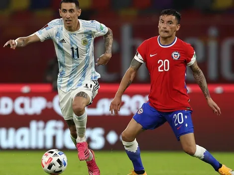 Di María se viste de Messi en la formación Albiceleste ante La Roja