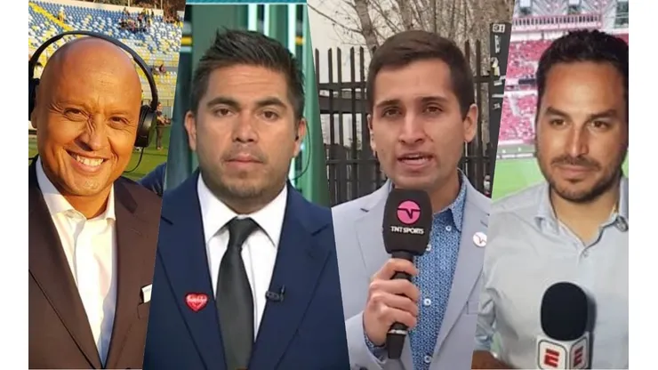 Claudio Bustíos, Marcelo González, Danilo Arrieta y Gonzalo Quiroz en busca del golpe periodístico