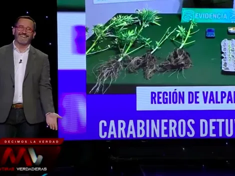 Fuentes tuvo hilarante reacción ante operativo de Carabineros