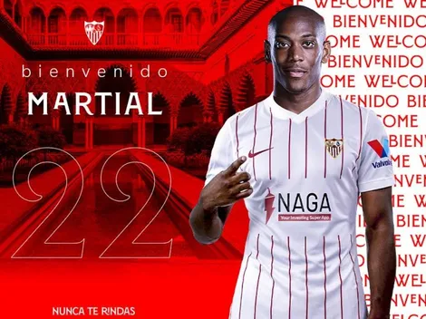 Se olvidan de Ben: Sevilla presenta a Martial como nuevo refuerzo