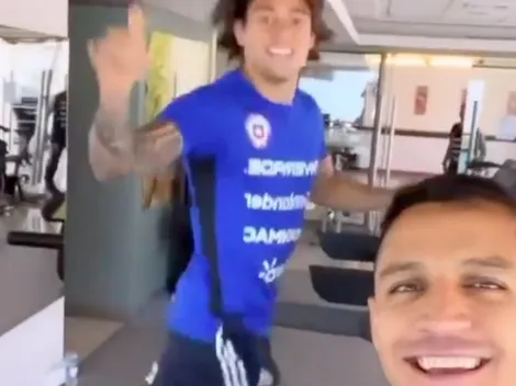 ¿Heredero? Alexis se luce con Montecinos al ritmo de Rocky